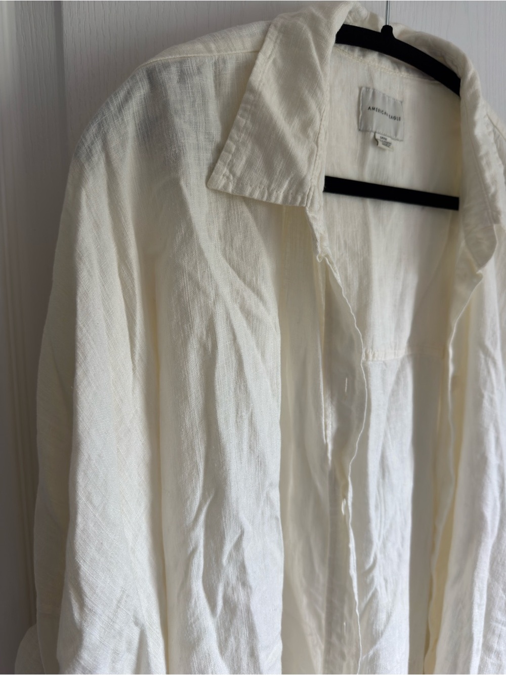 AE Oversized Beach Shirt - cream - Picture 6 of 7